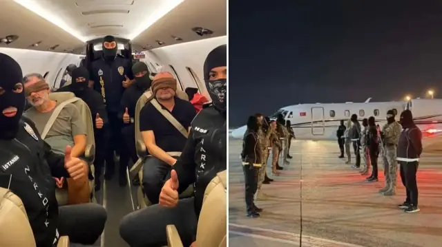 bakan yerlikaya duyurdu kirmizi bultenle aranan uyusturucu baronu turkiyeye getirildi 5K8ttNUb